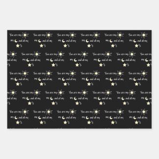 Sun-Moon-and-Stars- Wrapping Paper Sheet