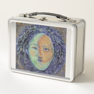 Sun Moon Jung Face Maureen Girard Celestial Metal Lunch Box