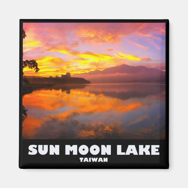 Sun Moon Lake Magnet (Front)