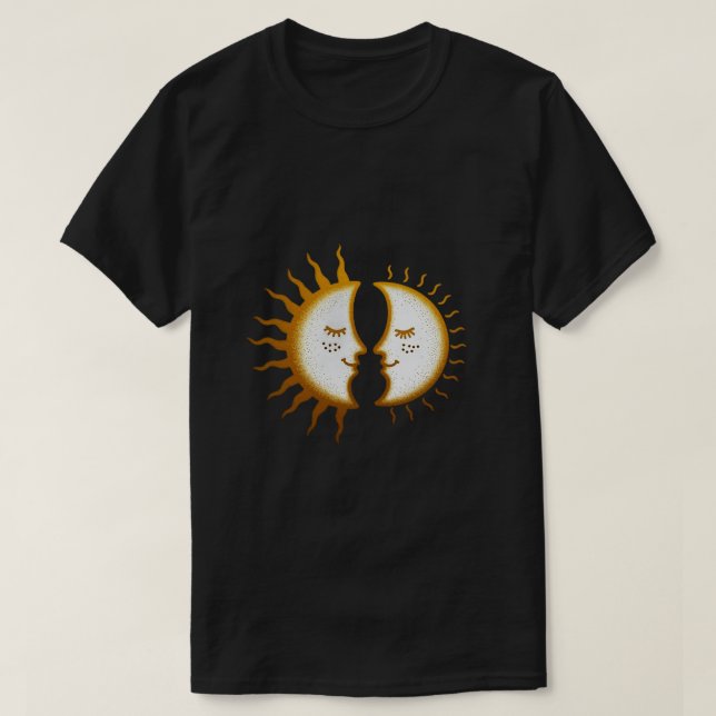 Sun Moon Love T-Shirt (Design Front)