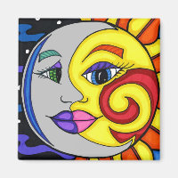 Sun & Moon Magnet
