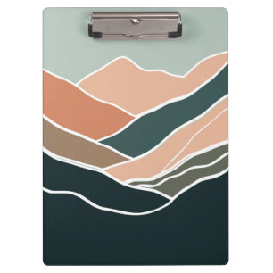 Sun & Moon Mountains Clipboard