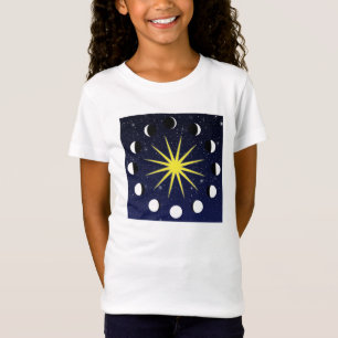 Sun, Moon Phases & Stars T-Shirt