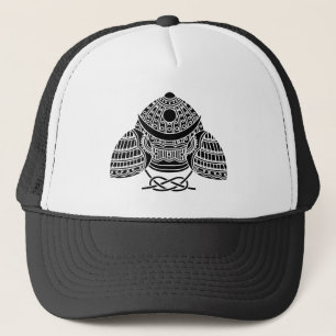 Sun moon Samurai helmet Trucker Hat