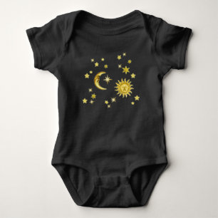Sun, Moon & Stars Baby Bodysuit
