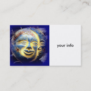sun moon stars business cards