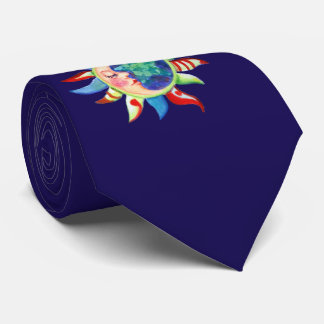 SUN, MOON & STARS by SHARON SHARPE Tie