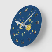 Sun, Moon & Stars Clock (Angle)