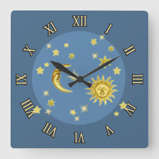 Sun, Moon & Stars Clock