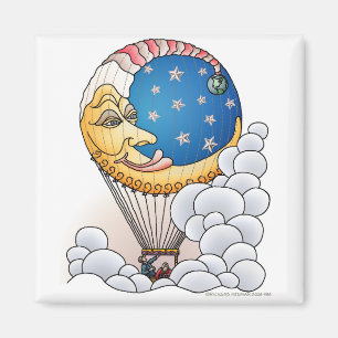 Sun Moon Stars Moon Balloon Aircraft Magnets