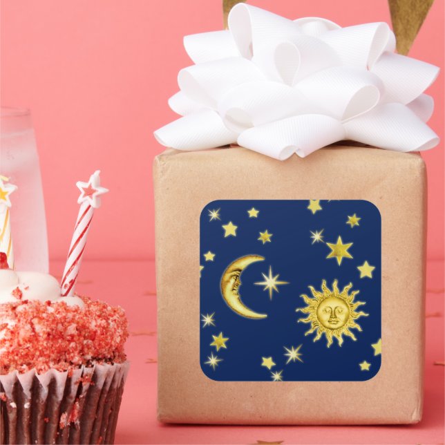Sun, Moon & Stars Sticker (Party)