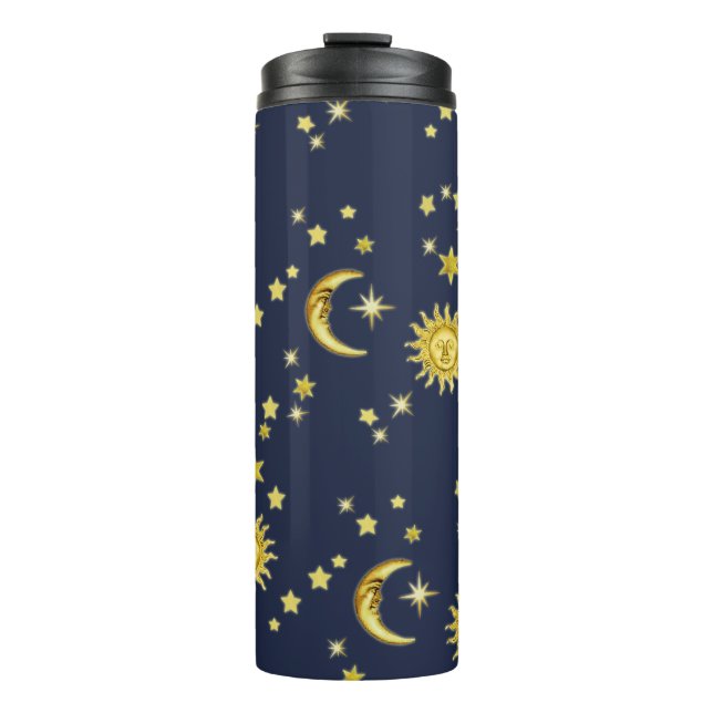 Sun, Moon & Stars Thermal Tumbler (Front)