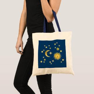 Sun, Moon & Stars Tote Bag