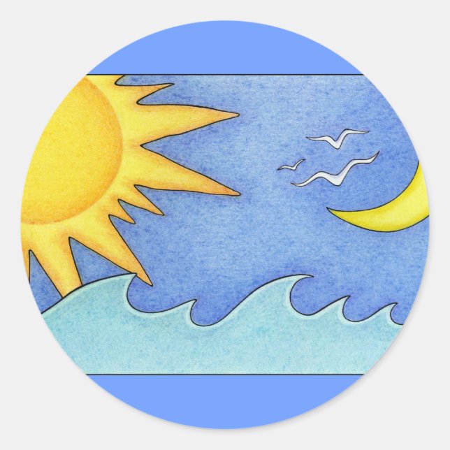 Sun & Moon Sticker (Front)