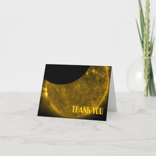 Sun & Moon Thank You Note Card (Front)