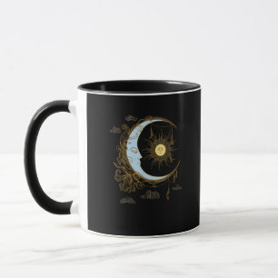 Sun Moon Vintage 90s Witch Whimsigoth Aesthetic Mug
