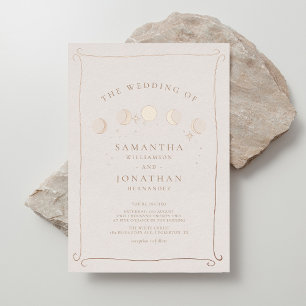 Sun & Moon Whimsical Hand Drawn Celestial Wedding