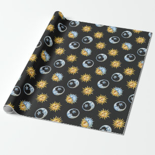 Sun & Moon Wrapping Paper