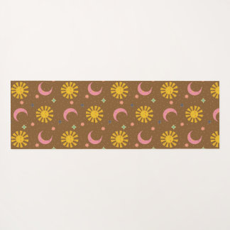 Sun moon  yoga mat
