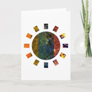 Sun — Mosaic Greeting Card