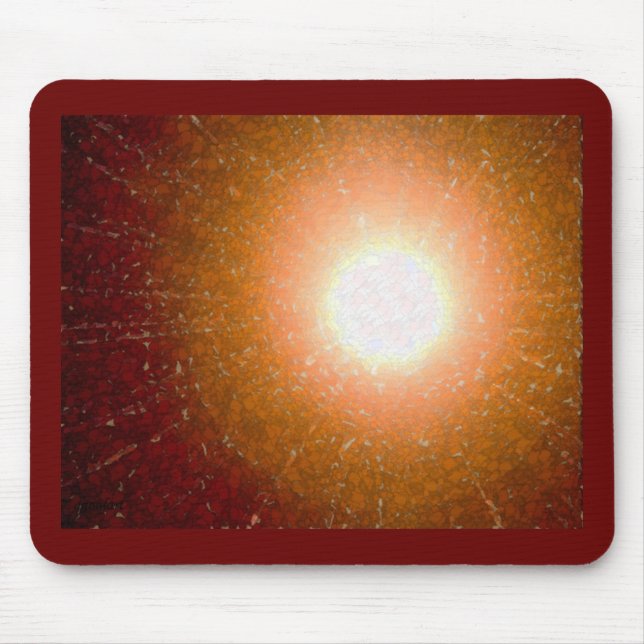 Sun Mosaic Mouse Mat (Front)