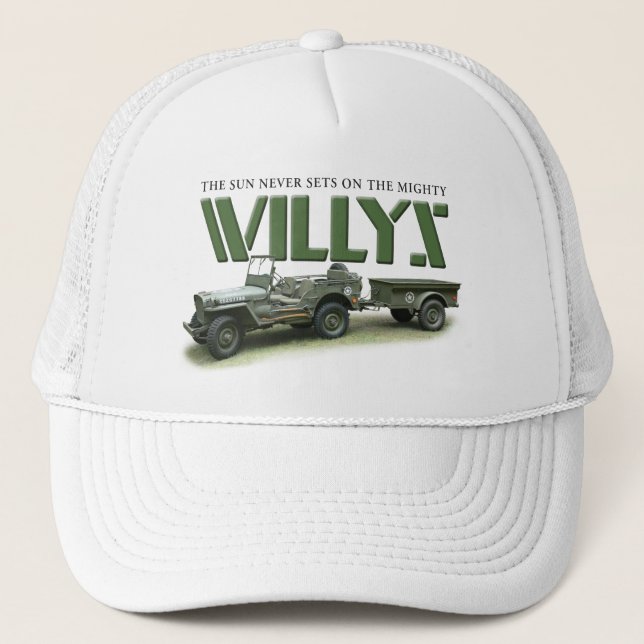 Sun Never Sets on Willys Hat (Front)