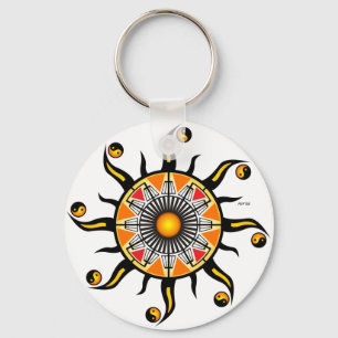 Sun of A Basket Key Ring