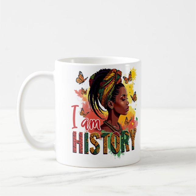 Sun of Freedom: Black Heritage Mug (Left)