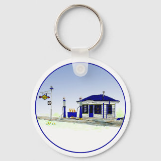 Sun Oil Station Key Ring