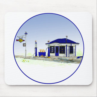 Sun Oil Station Mouse Mat