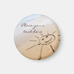 Sun On The Beach Magnet