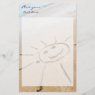 Sun On The Beach Stationery