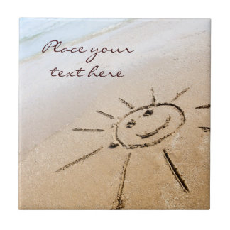 Sun On The Beach Tile