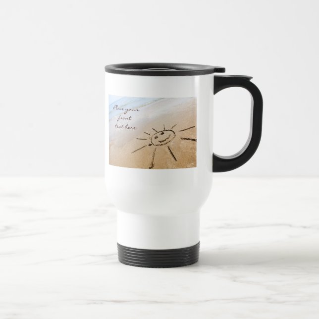 Sun On The Beach Travel Mug (Right)