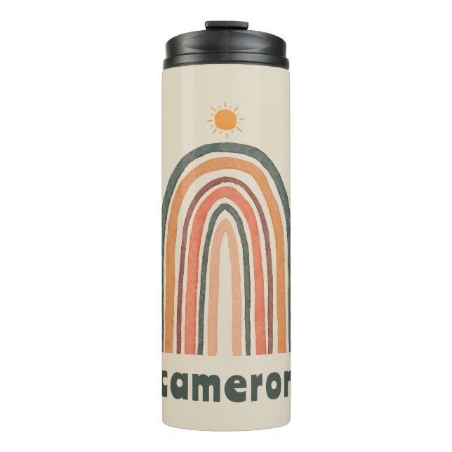 Sun Over A Rainbow Thermal Tumbler (Front)