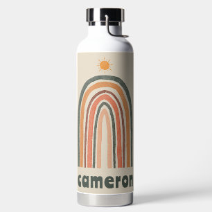Sun Over A Rainbow Water Bottle