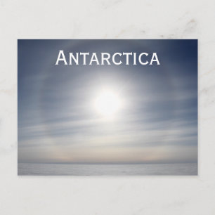 Sun over Frozen Landscape, Siple Dome, Antarctica Postcard