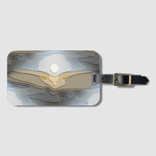 SUN OVER THE HILLS LUGGAGE TAG
