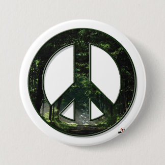 Sun Peace Button