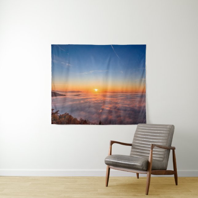 Sun peaking above clouds in the morning tapestry (In Situ (Horizontal))