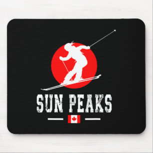 Sun Peaks Canada Ski Resort Rocky Mountains Canadi Mouse Mat