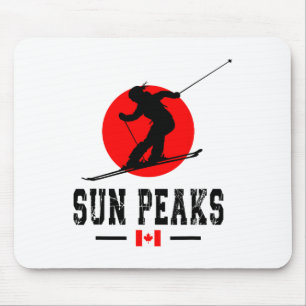 Sun Peaks Canada Ski Resort Rocky Mountains Canadi Mouse Mat