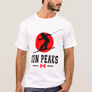 Sun Peaks Canada Ski Resort Rocky Mountains Canadi T-Shirt