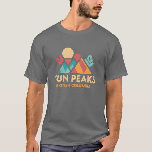 Sun Peaks ski resort T-Shirt (Front)