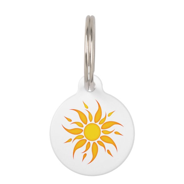 Sun Pet Tag (Front)