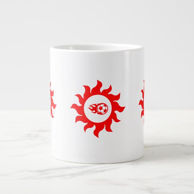 Sun power goals  large coffee mug (Front)