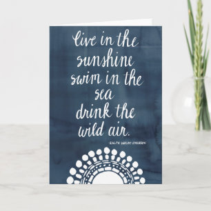 Sun Quote I Card