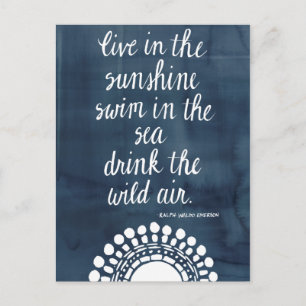 Sun Quote I Postcard
