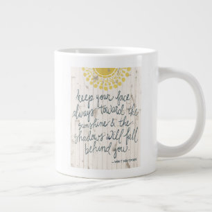 Sun Quote III Large Coffee Mug