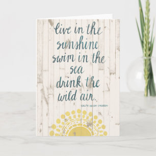 Sun Quote IV Card